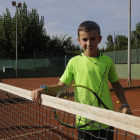 El Sergi Viles, ahir a les instal·lacions del Club Tennis Urgell abans de sortir avui cap a Mallorca.