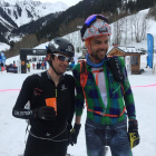 Killian Jornet y Jakob Hermann, ganadores de la etapa de ayer en la mítica Pierra Menta.