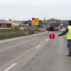 Los trabajos en la L-310 que arrastran meses de demora.