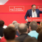 El ministre de Foment, José Luis Ábalos, ahir a Barcelona.