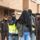 Imatge de la detenció del presumpte jihadista a Vitòria