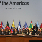 Un instante de la cumbre de las Américas celebrada en Lima. 