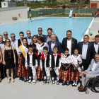 La inauguració de les piscines d’Alpicat va comptar amb la presència del president de la Diputació.