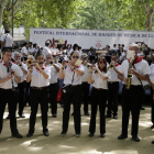 Una de les actuacions que va acollir ahir els Camps Elisis en l’últim dia del XV Festival de Bandes.