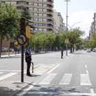 Semàfors sense funcionar ahir a l’avinguda Prat de la Riba.