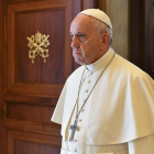 El papa Francisco, ayer en una audiencia en el Vaticano.