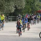 Una pedalada popular en Lleida