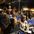 Cerca de medio centenar de padres y técnicos asistieron ayer a la primera charla de ‘En bones mans’.