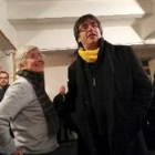 Puigdemont exige las "pensiones dignas que el Estado ha dilapidado"