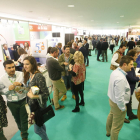 Una aturada de la jornada d’ahir de Porciforum a la Llotja de Lleida.