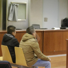 Los dos acusados, ante el juicio en la Audiencia de Lleida