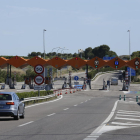 El peaje de la autopista AP-2 en Lleida.