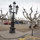 La plaza del Poliesportiu de Bellpuig que pasará a llamarse 1 d’Octubre.