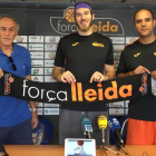 Eric Stutz fue presentado ayer como nuevo jugador del Força Lleida.
