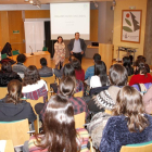 Un instante de la charla del Col·legi de Veterinaris de Lleida.