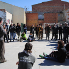 Una de las jornadas de dinámicas participativas que se celebró ayer en Vallfogona de Balaguer. 
