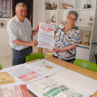 Joan Pons, al costat de Mercè París.