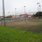 El camp de futbol es construirà sobre les velles pistes de tenis.