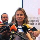 Meritxell Serret espera que Puigdemont pueda volver a Bélgica "pronto"