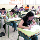 Imagen de archivo de una prueba de oposiciones para docentes.