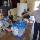 La votación de Josep Graells de 89 años de edad y uno de los socios fundadores de L’Amistat.