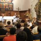 El trío Terzettino Ensemble, el viernes en Sant Miquèu de Vielha.