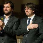 Toni Comín i Carles Puigdemont en una imatge recent.