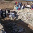 Visita guiada ahir al migdia al jaciment arqueològic del Molí d’Espígol, a Tornabous.