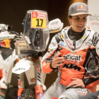 Laia Sanz, en una imagen reciente, partió ayer hacia Lima para disputar su noveno Dakar.