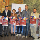 La Diputación acogió ayer la presentación de la final de la Supercopa de Catalunya de balonmano.