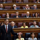 El cap de l’Executiu, Pedro Sánchez, ahir al Congrés.