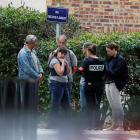 Membres de la policia francesa, al lloc de l’atac.