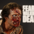 Un actor caracteritzat de zombie.