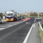 El estado actual de la carretera entre Tàrrega y Guissona.