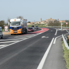 L’estat actual de la carretera entre Tàrrega i Guissona.