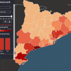Presentan un mapa interactivo de los delitos en Cataluña