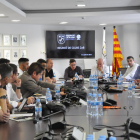 La sede de la FCF acogió ayer la reunión de clubes de Segunda B.