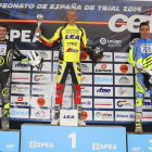 Sergio Ribau subió al tercer cajón del podio en la prueba de TR2 del Campeonato de España.