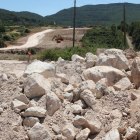 Actuaciones previas al emboquillamiento del túnel del Coll de Lilla por la zona de Montblanc.