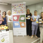 Presentación del proyecto ‘Dia de fruita’ ayer en el departamento de Salud de Lleida. 