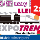 El cartell de la desena edició de la fira Expo Tren, a Fira de Lleida.