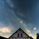Imatge del cel nocturn del Parc Natural de l’Alt Pirineu.