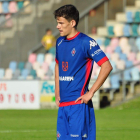 El croata Matej Simic, durante un partido con el Amorebieta.
