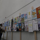 Exposición de los carteles en el edificio Polivalent de la UdL.