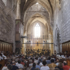 Concierto de clausura del ciclo de música en el monasterio de Vallbona de Les Monges. 