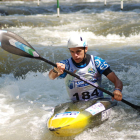 Pau Etxaniz firmó un doblete al ganar tanto en canoa como en kayac de la categoría júnior.