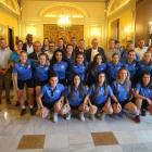 Homenaje de la Paeria al AEM femenino por su ascenso a Segunda