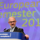 El comissari europeu d’Assumptes Econòmics, Pierre Moscovici.