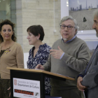 Josep Borrell, ahir durant la presentació de la ‘Biennal d’Art Contemporani Català’.