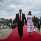 Trump i la seua esposa Melania, a les celebracions pel 4 de juliol, Dia de la Independència dels EUA.